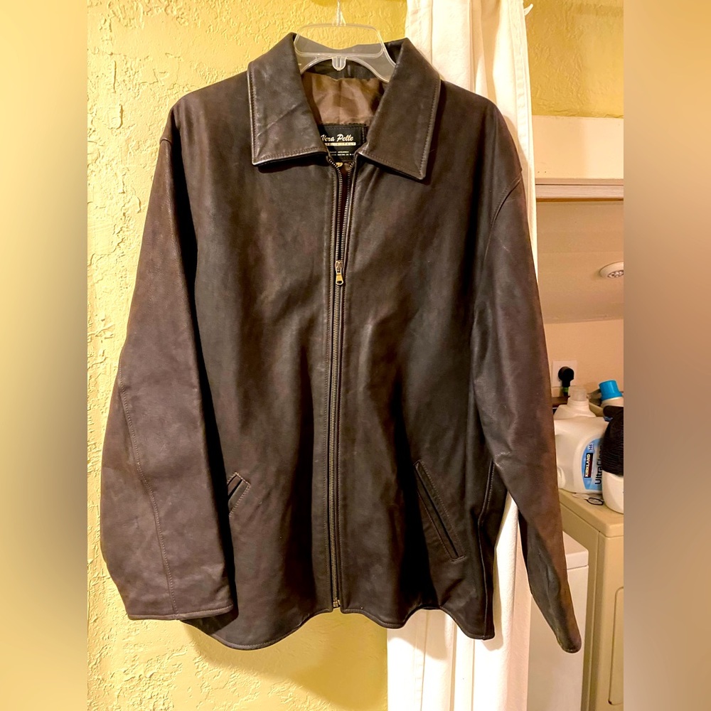 Vera Pelle leather jacket medium